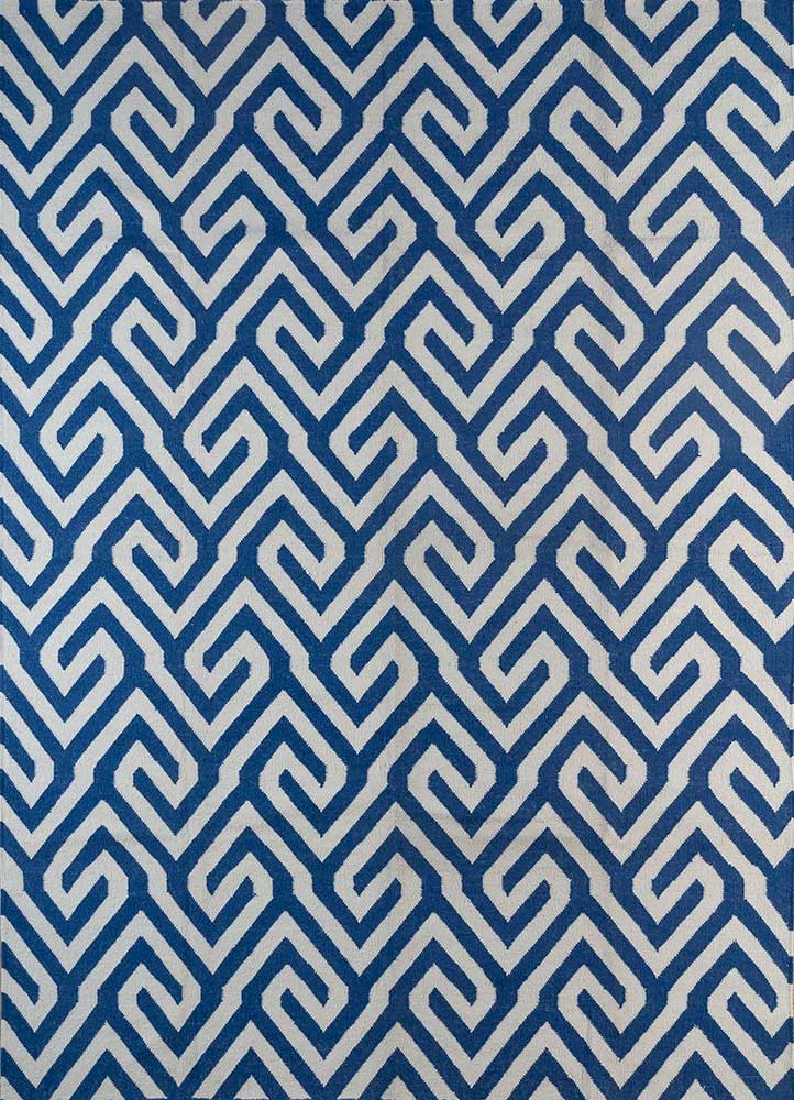 sdwl-482 blue berry/white blue wool flat weaves Rug