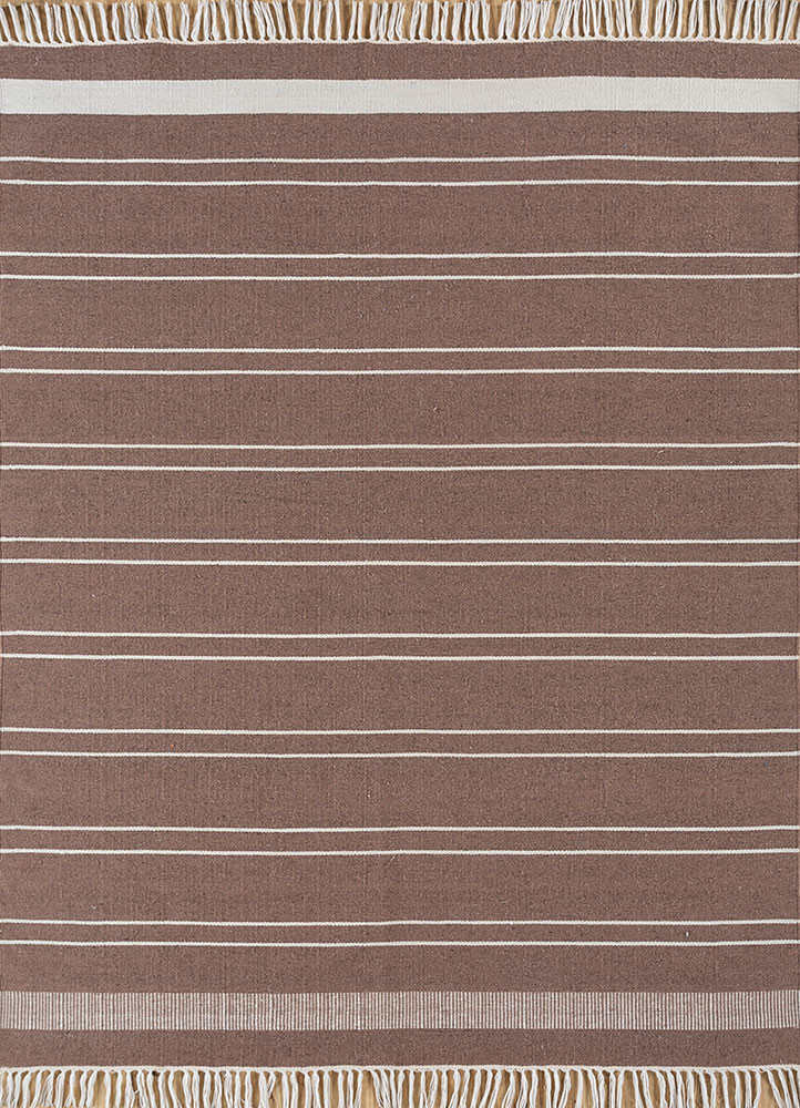indusbar beige and brown wool flat weaves Rug - HeadShot indusbar beige and brown wool flat weaves Rug - HeadShot