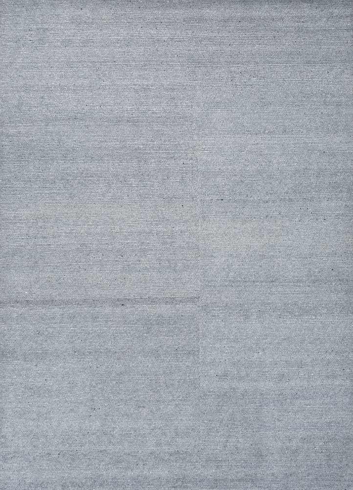  blue wool hand knotted Rug