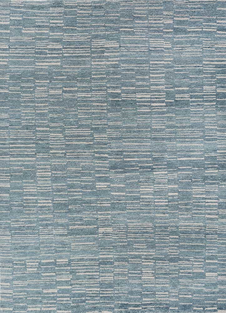 blythe ivory wool hand knotted Rug - HeadShot