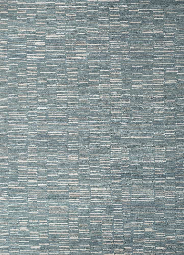  ivory wool hand knotted Rug