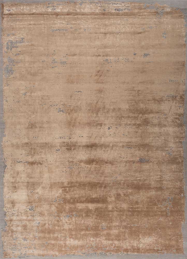 aprezo gold wool and bamboo silk hand knotted Rug - HeadShot aprezo gold wool and bamboo silk hand knotted Rug - HeadShot