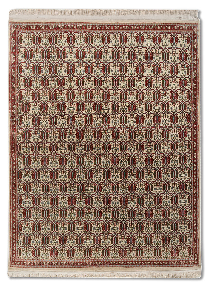 gulnar ivory wool hand knotted Rug - HeadShot gulnar ivory wool hand knotted Rug - HeadShot