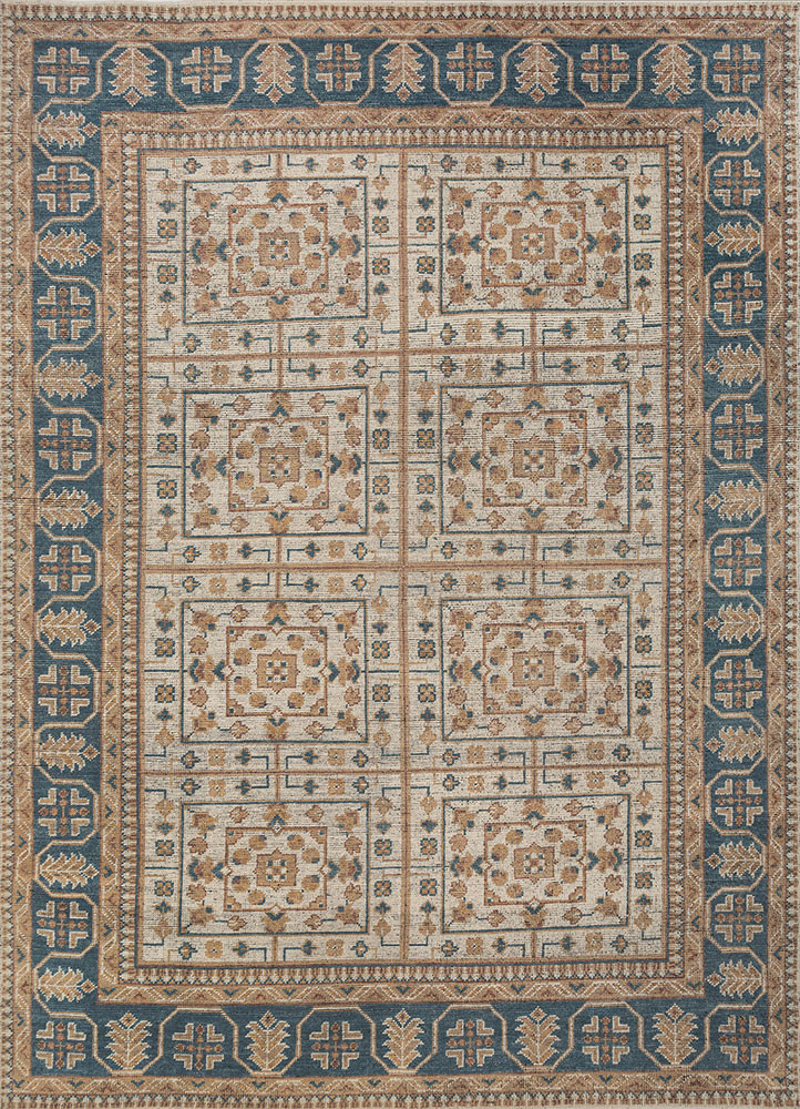 erbe ivory wool hand knotted Rug - HeadShot erbe ivory wool hand knotted Rug - HeadShot