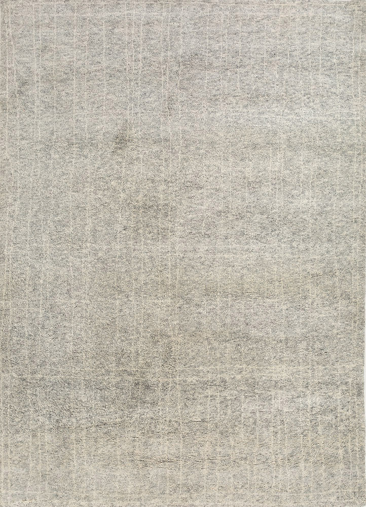 entropy grey and black wool hand knotted Rug - HeadShot entropy grey and black wool hand knotted Rug - HeadShot