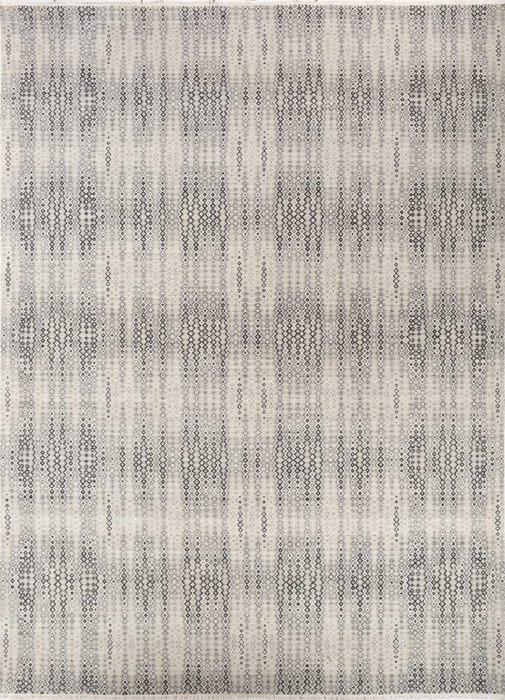  blue wool hand knotted Rug