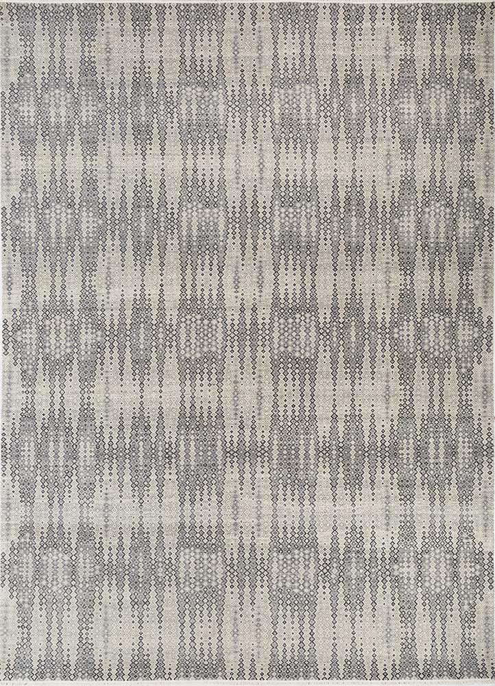 kairos blue wool hand knotted Rug - HeadShot