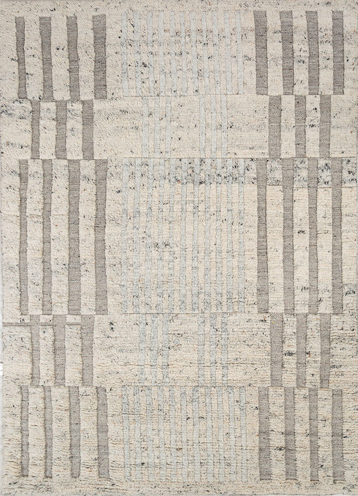 manifest grey and black wool hand knotted Rug - HeadShot manifest grey and black wool hand knotted Rug - HeadShot
