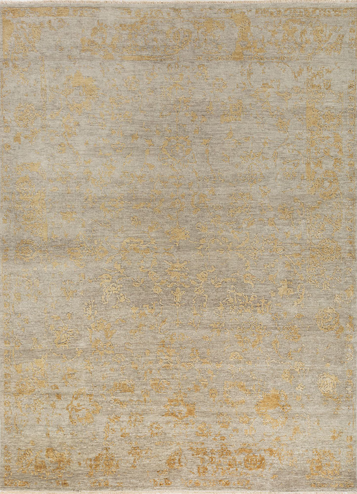 erbe blue wool hand knotted Rug - HeadShot erbe blue wool hand knotted Rug - HeadShot