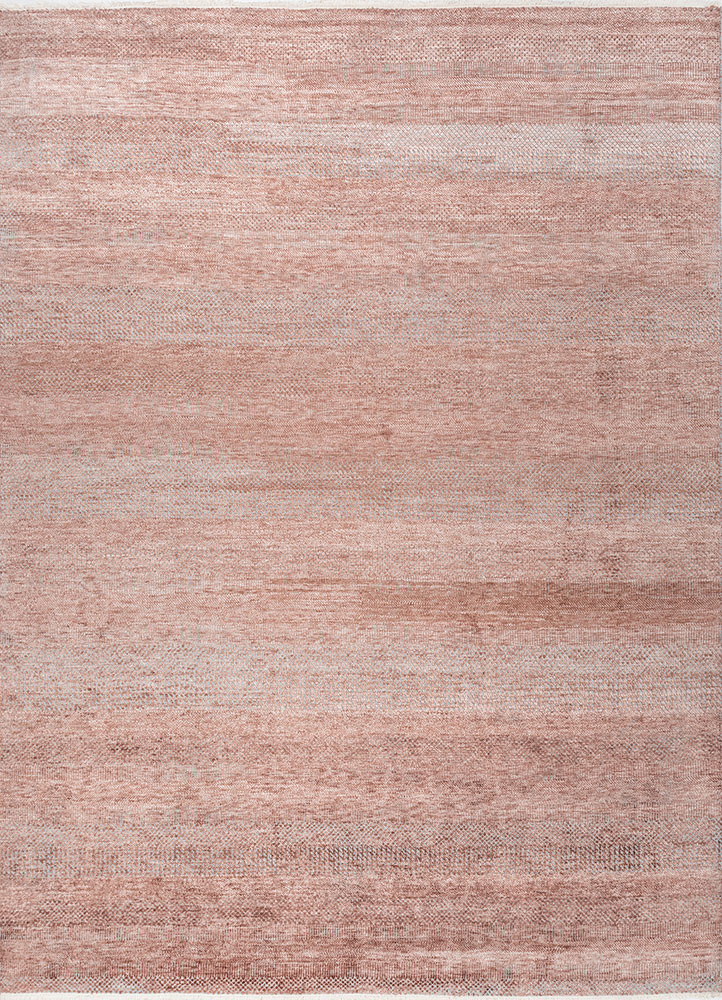 kairos pink and purple wool and viscose hand knotted Rug - HeadShot kairos pink and purple wool and viscose hand knotted Rug - HeadShot