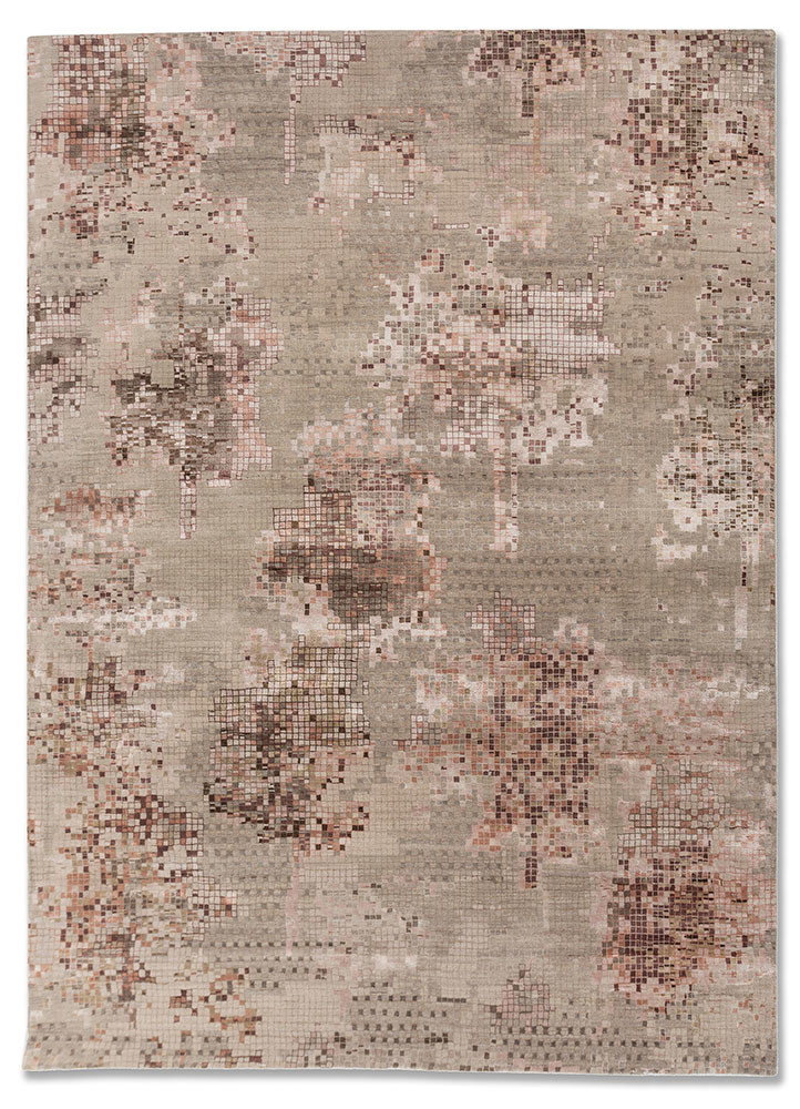 hidden by kavi ivory wool and bamboo silk hand knotted Rug - HeadShot hidden by kavi ivory wool and bamboo silk hand knotted Rug - HeadShot