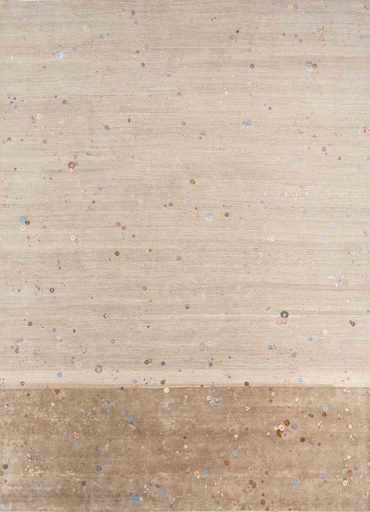 hidden by kavi ivory wool and bamboo silk hand knotted Rug - HeadShot hidden by kavi ivory wool and bamboo silk hand knotted Rug - HeadShot