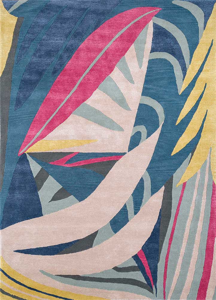 hacienda multi wool and viscose hand tufted Rug - HeadShot hacienda multi wool and viscose hand tufted Rug - HeadShot