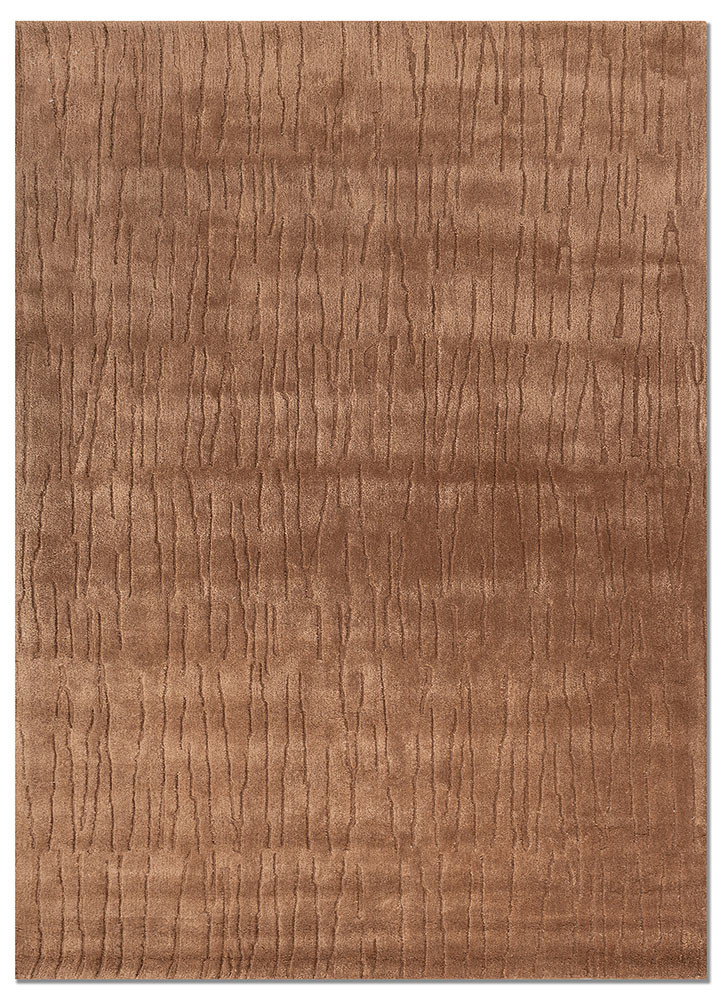 aprezo red and orange wool and viscose hand tufted Rug - HeadShot