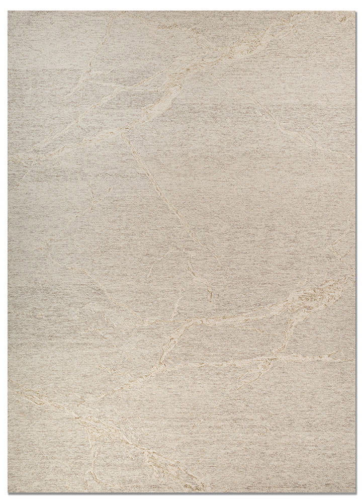 pathways grey and black wool hand tufted Rug - HeadShot