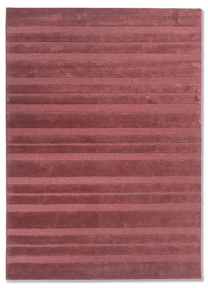red and orange red and orange wool and viscose hand tufted Rug