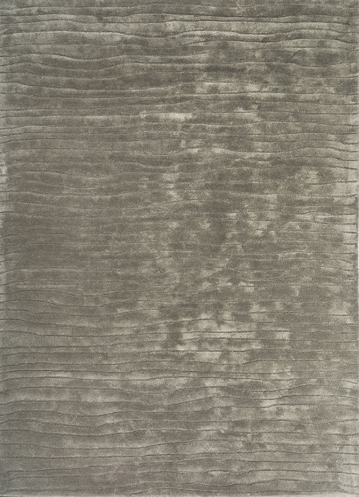 cera blue wool and viscose hand tufted Rug - HeadShot