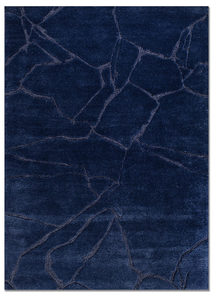 genesis blue wool and viscose hand tufted Rug - HeadShot genesis blue wool and viscose hand tufted Rug - HeadShot