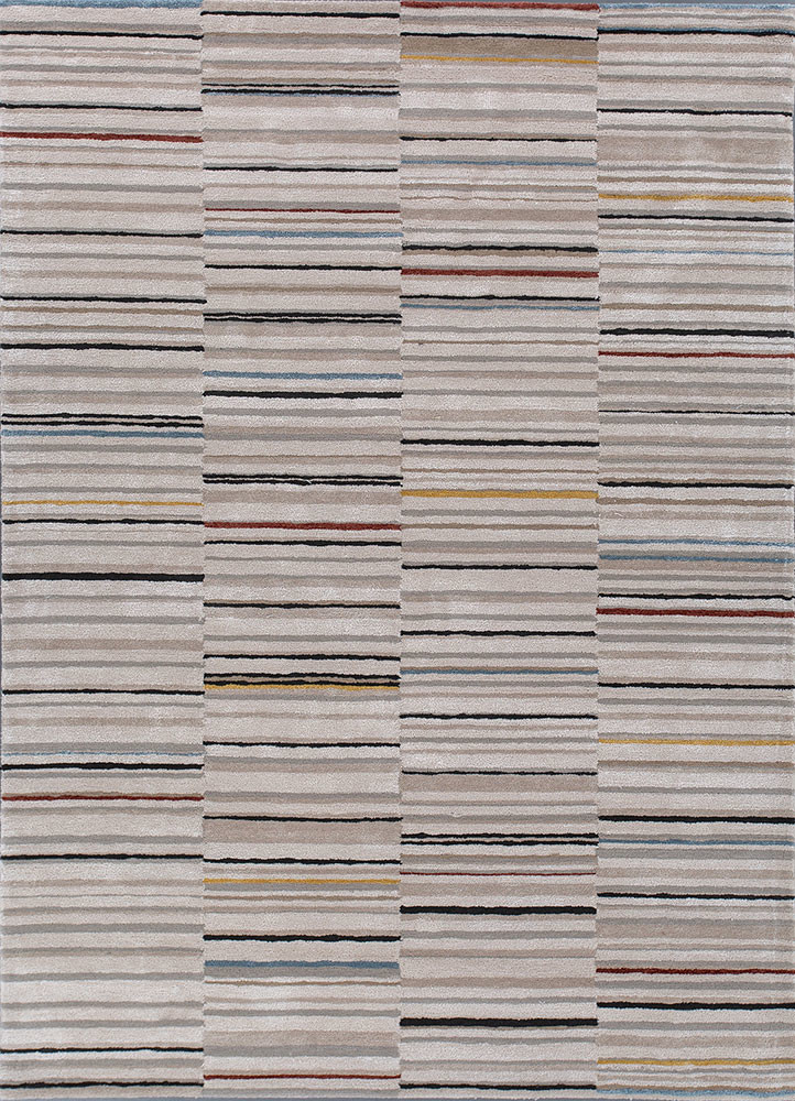 acar ivory wool and viscose hand tufted Rug - HeadShot acar ivory wool and viscose hand tufted Rug - HeadShot