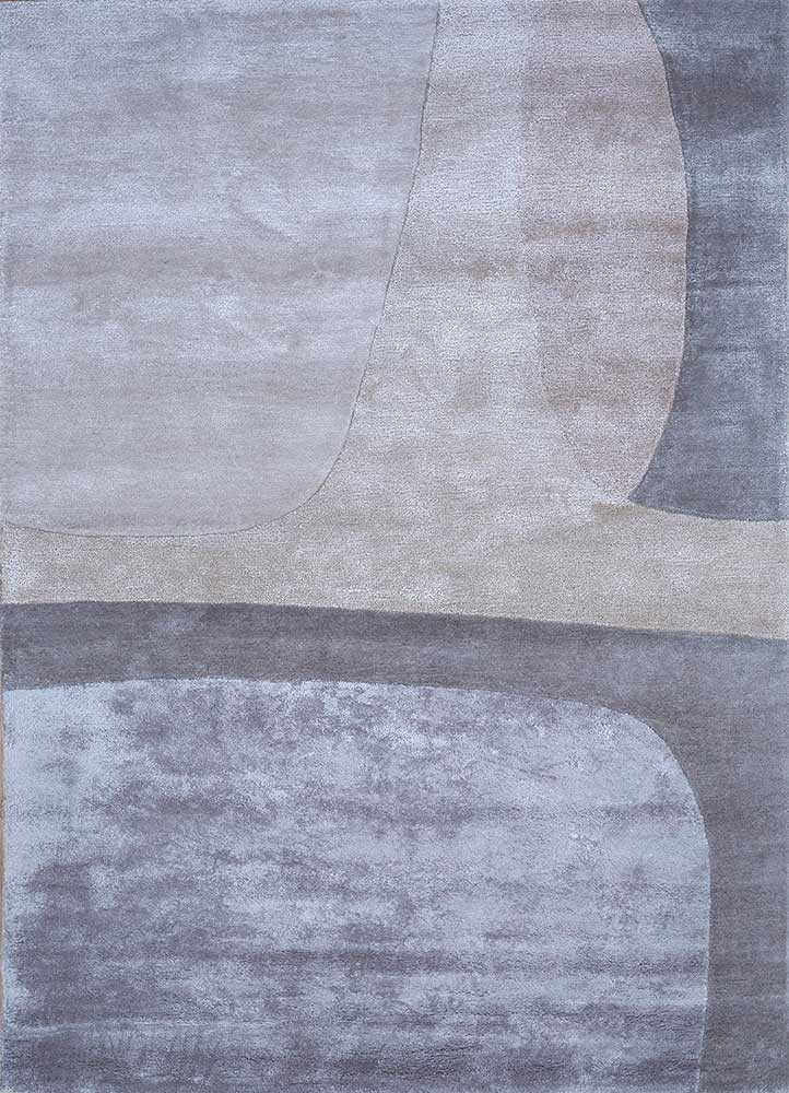 caliedo ivory wool and viscose hand tufted Rug - HeadShot