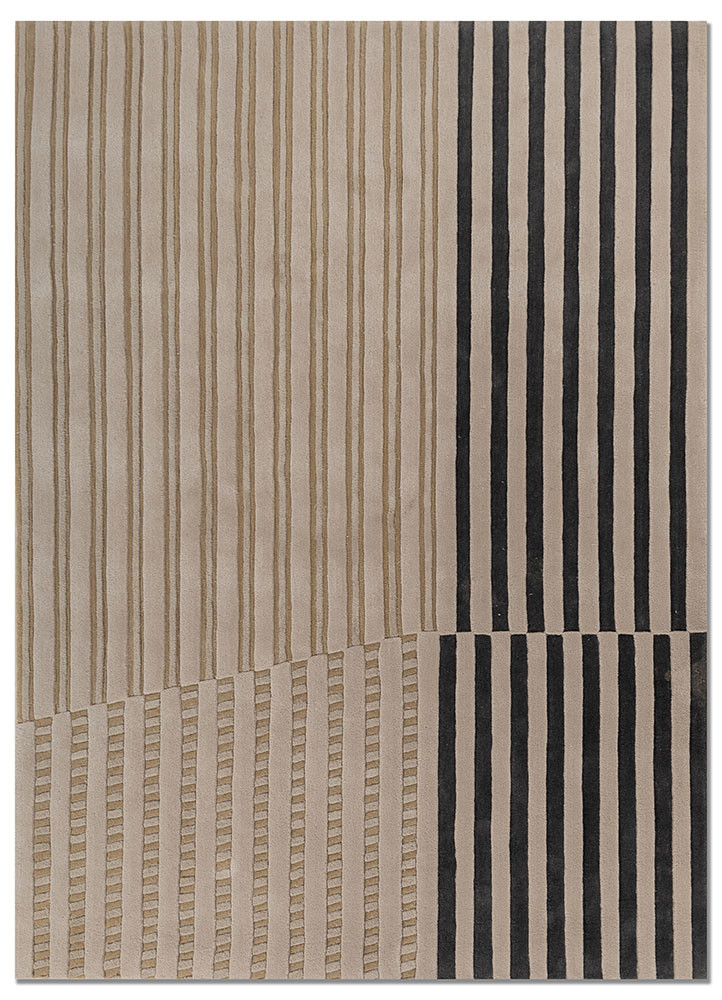 blue sukima blue wool and viscose hand tufted Rug