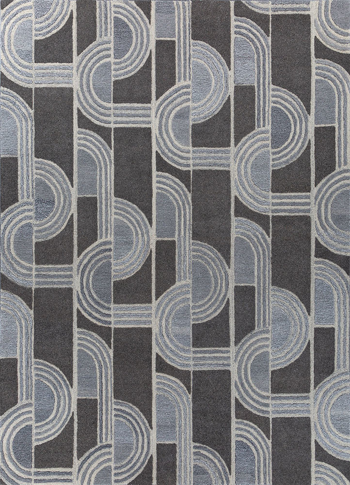 pathways ivory wool and viscose hand tufted Rug - HeadShot pathways ivory wool and viscose hand tufted Rug - HeadShot