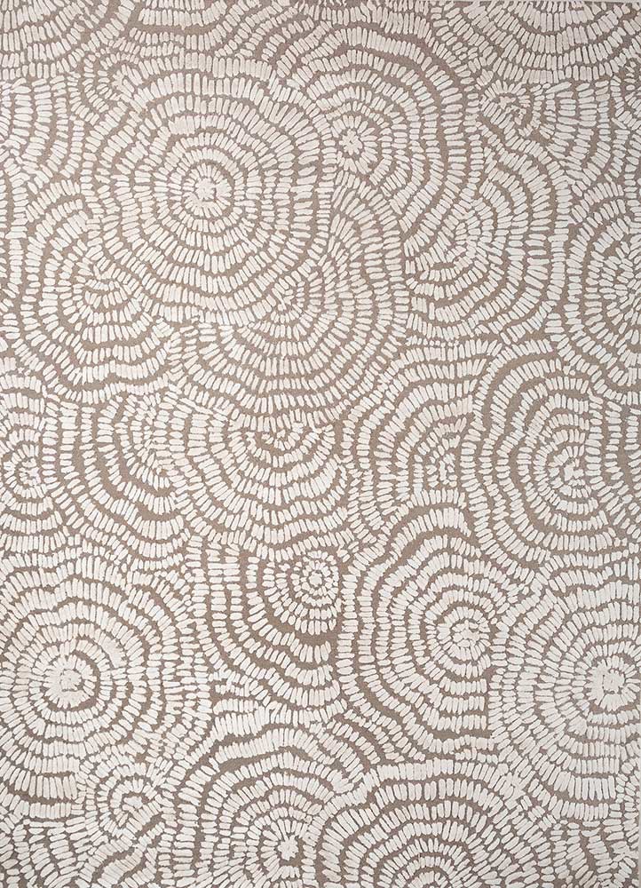 aurelia grey and black wool and viscose hand tufted Rug