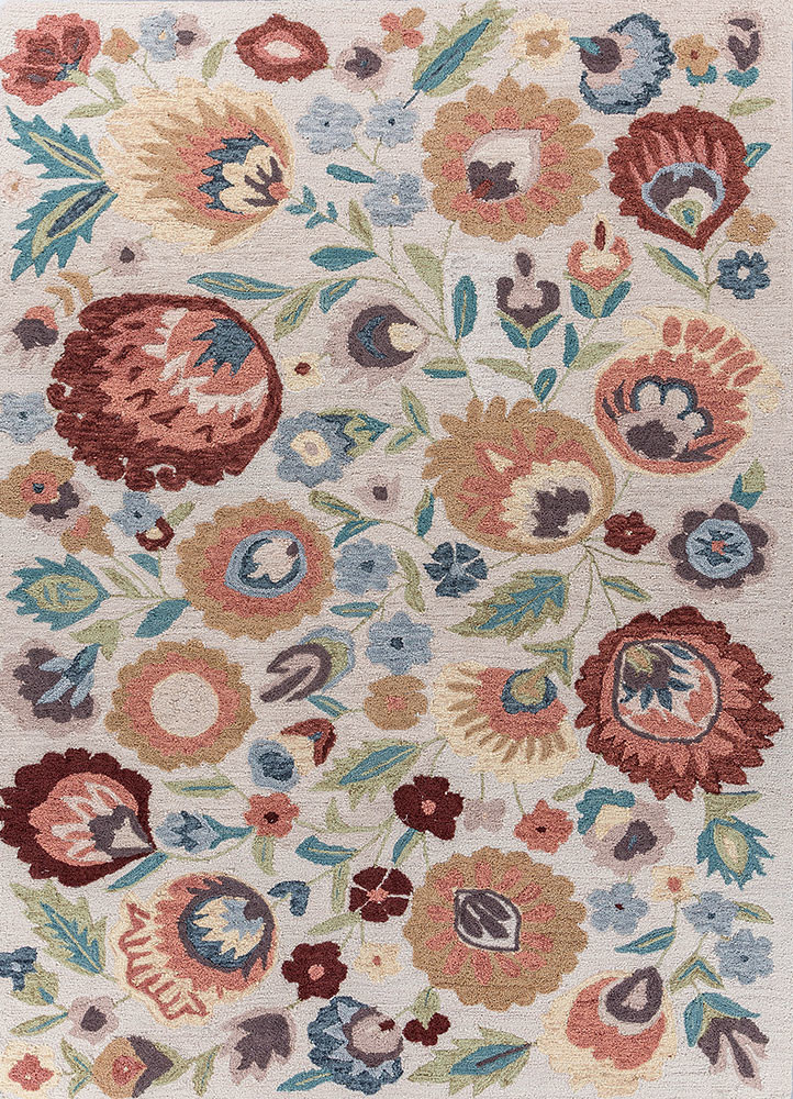 hacienda ivory polyester hand tufted Rug - HeadShot hacienda ivory polyester hand tufted Rug - HeadShot