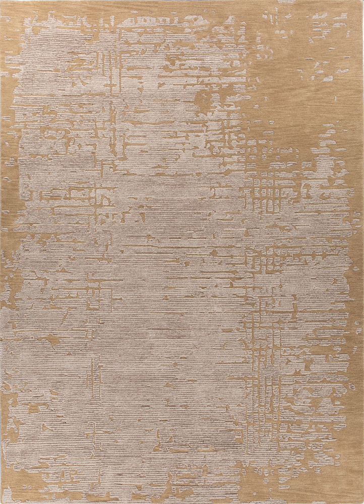 white noise ivory wool and viscose hand tufted Rug - HeadShot white noise ivory wool and viscose hand tufted Rug - HeadShot