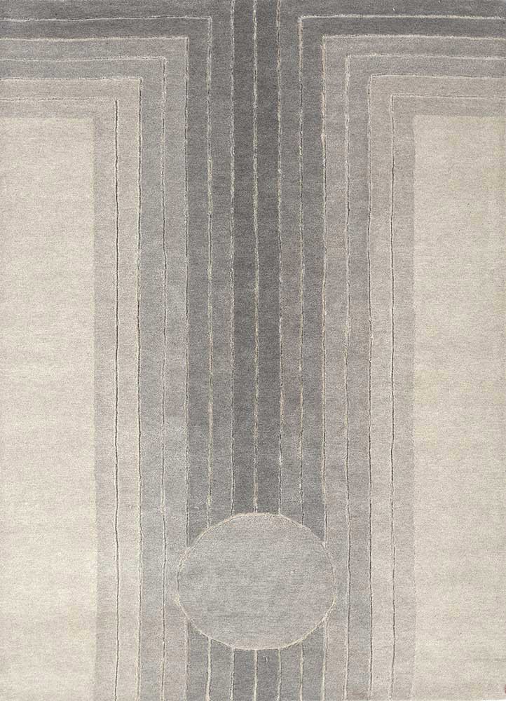 chroma grey and black wool hand tufted Rug - HeadShot chroma grey and black wool hand tufted Rug - HeadShot