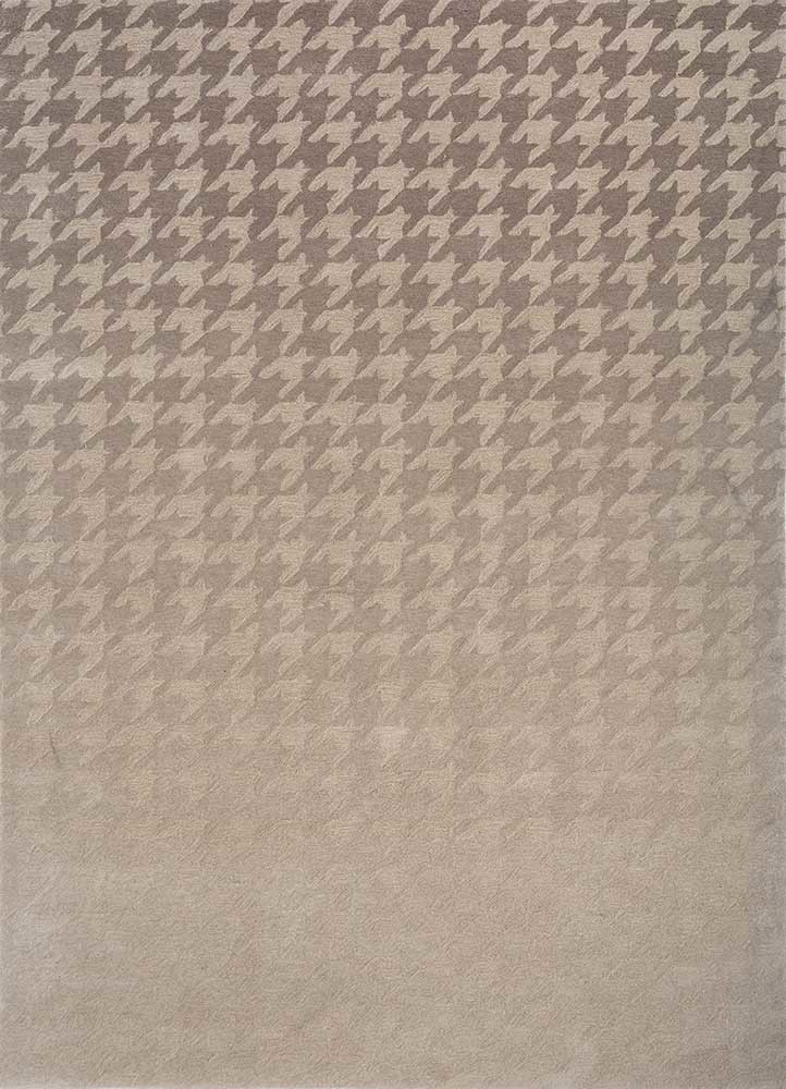 adrift gold wool and viscose hand tufted Rug - HeadShot