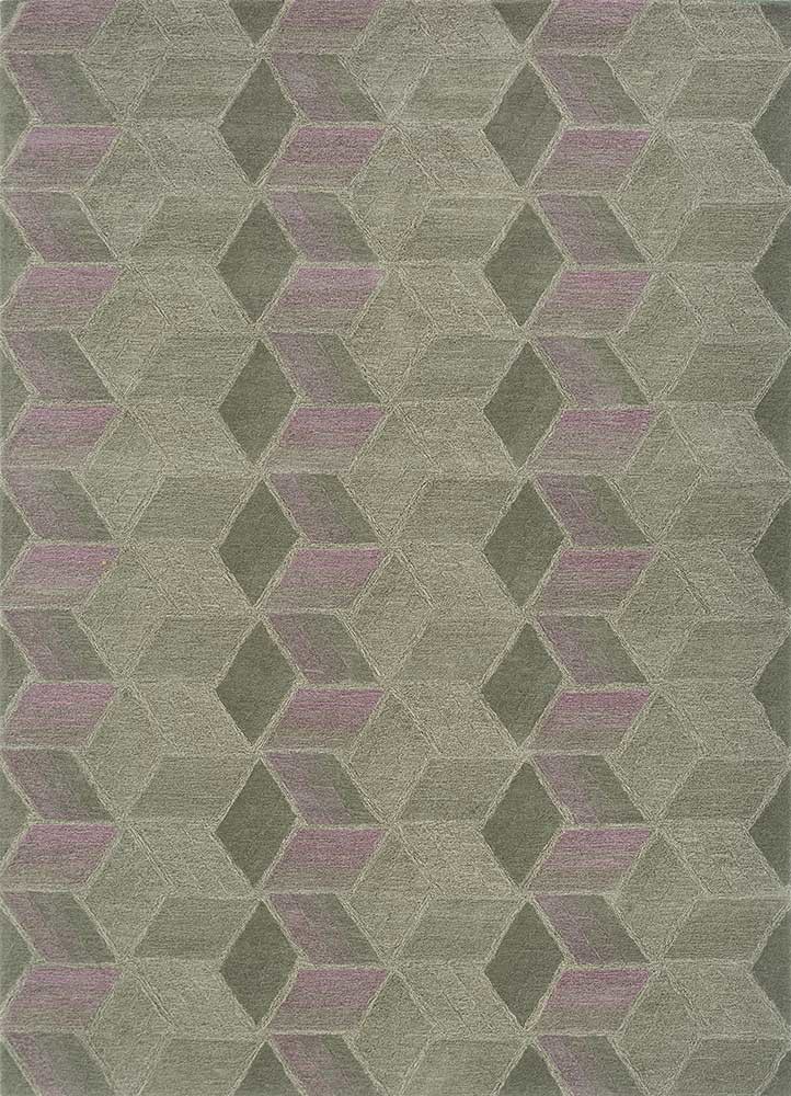 chroma green wool and viscose hand tufted Rug - HeadShot chroma green wool and viscose hand tufted Rug - HeadShot