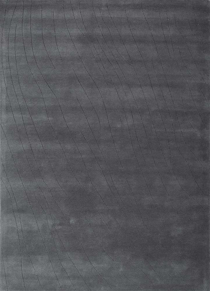 cera blue wool hand tufted Rug - HeadShot