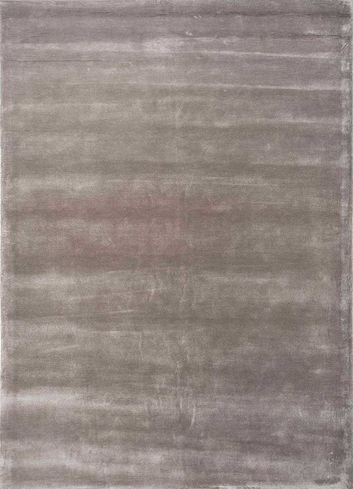 grey and black grey and black viscose hand tufted Rug