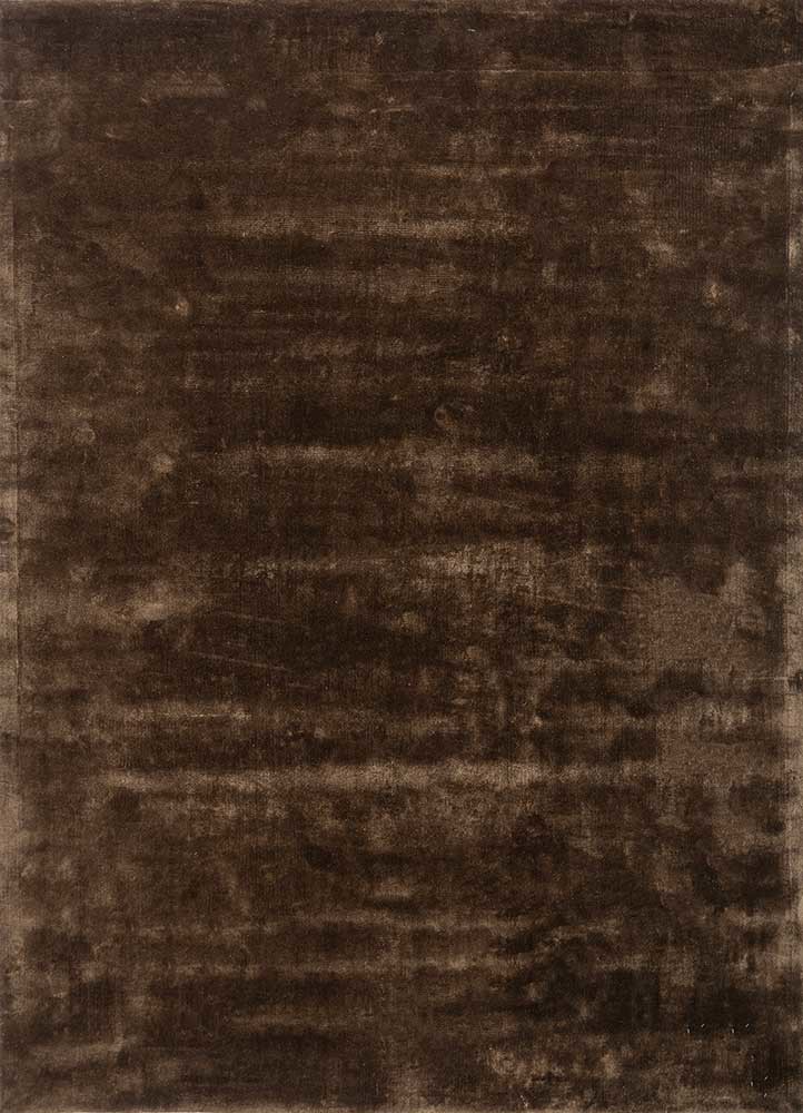 cera beige and brown viscose hand tufted Rug