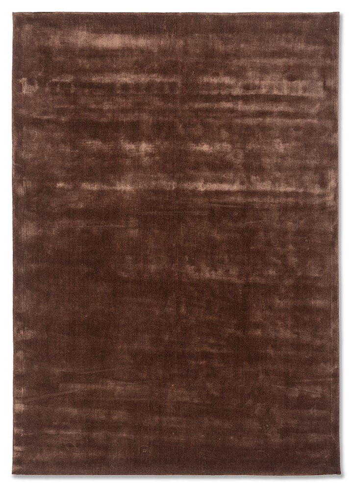 cera beige and brown viscose hand tufted Rug