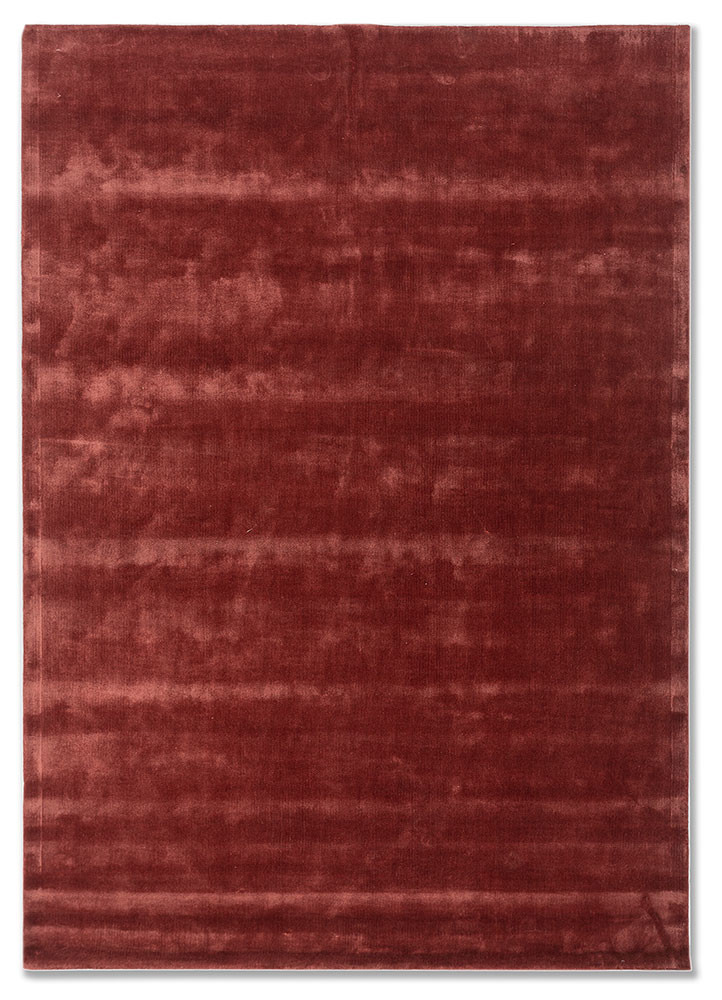 red and orange red and orange viscose hand tufted Rug