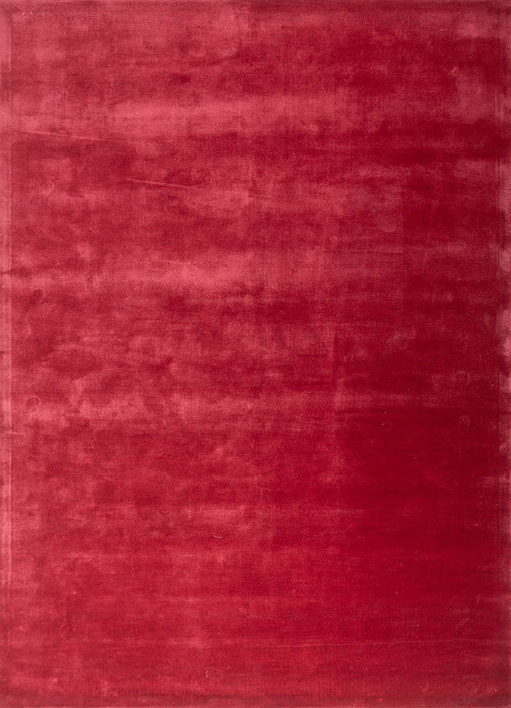 red and orange red and orange viscose hand tufted Rug