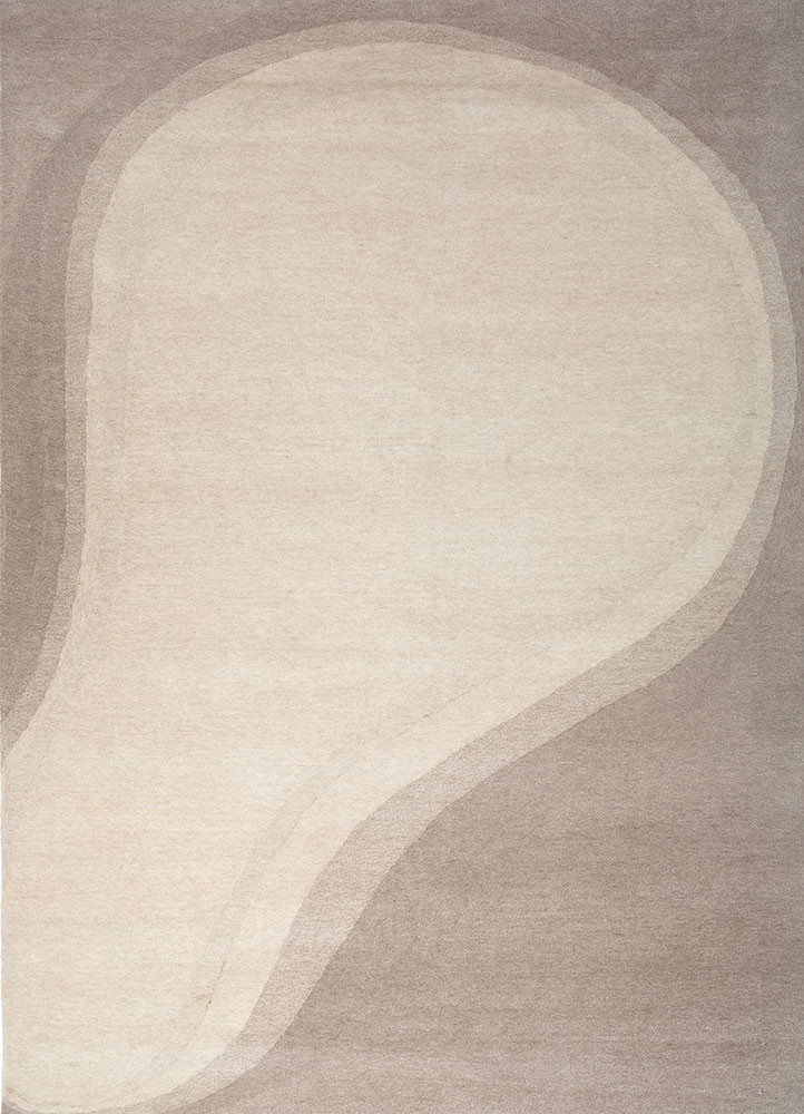 chroma gold wool hand tufted Rug - HeadShot