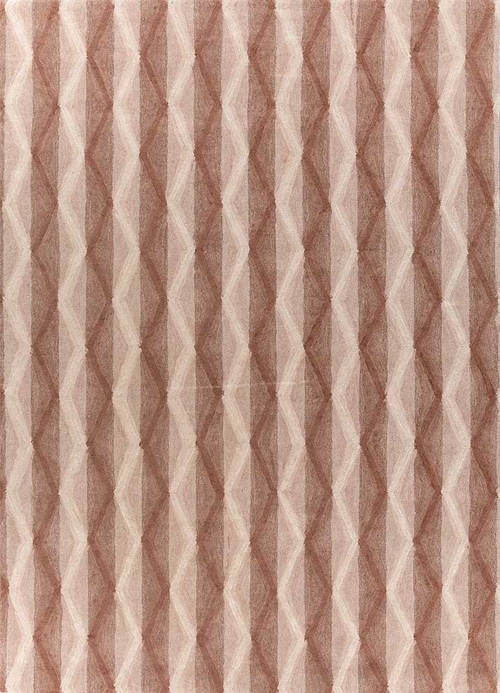 wild wanderlust beige and brown wool hand tufted Rug - HeadShot