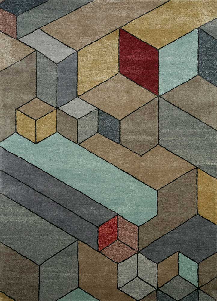 Transcend Multi Hand Tufted Wool and Viscose RugsTra3217Jaipur Rugs