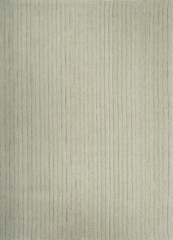 cera blue wool and viscose hand tufted Rug - HeadShot