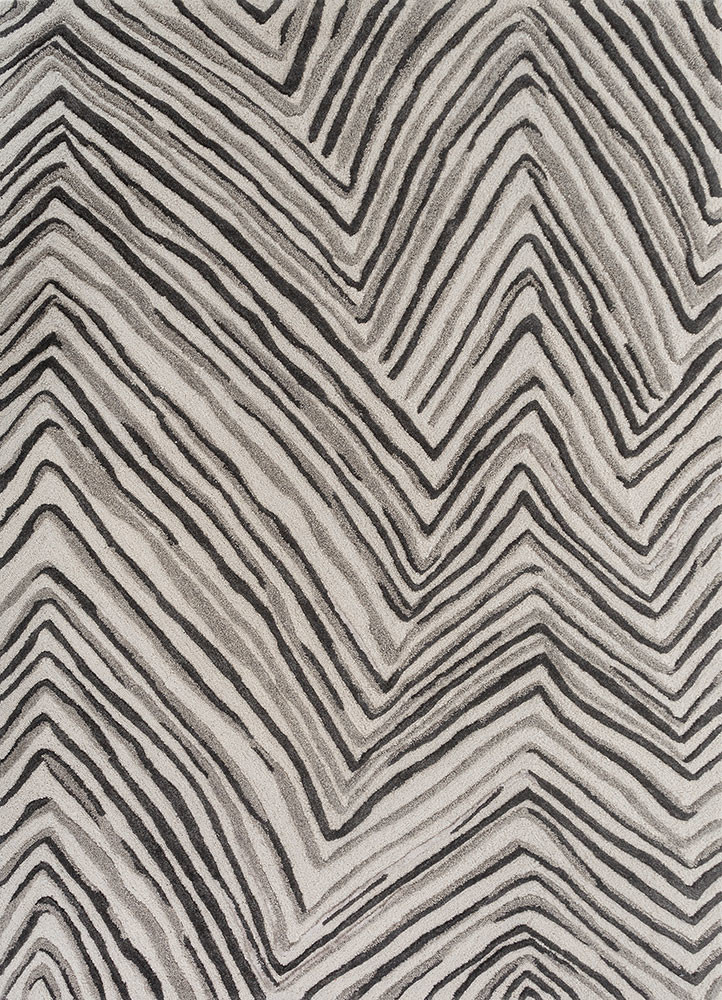 acar ivory wool and viscose hand tufted Rug - HeadShot acar ivory wool and viscose hand tufted Rug - HeadShot