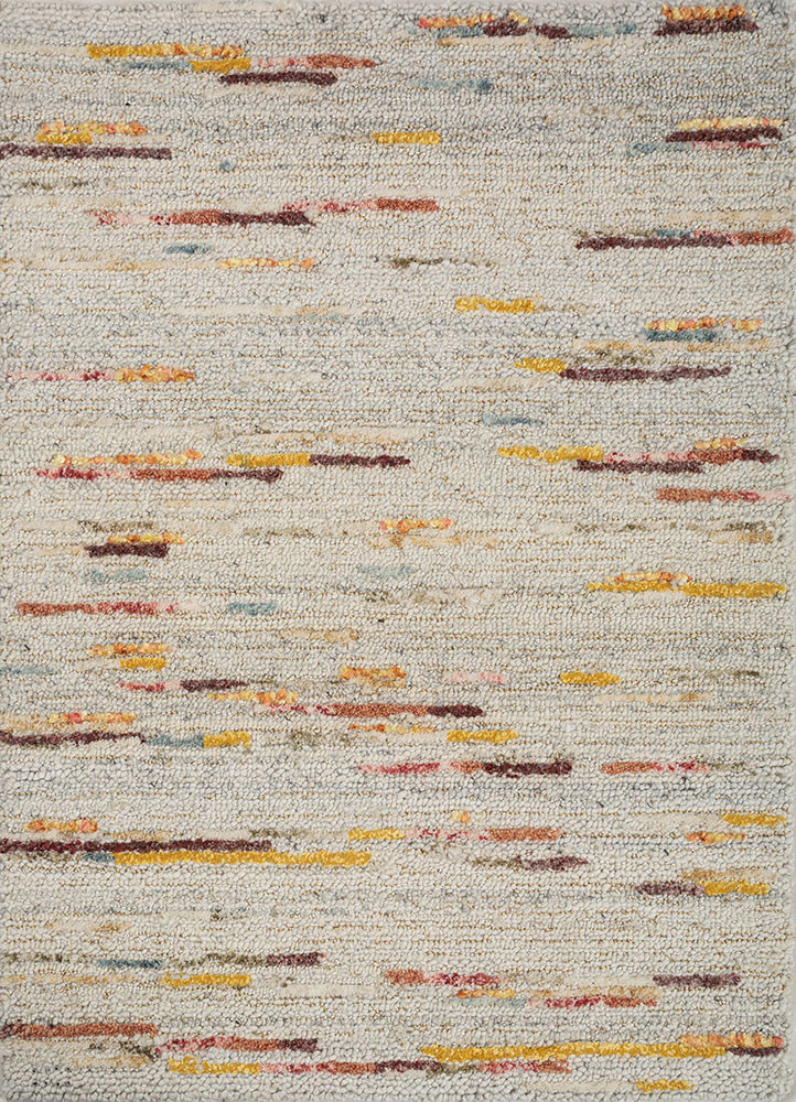 pathways multi wool and viscose hand tufted Rug - HeadShot