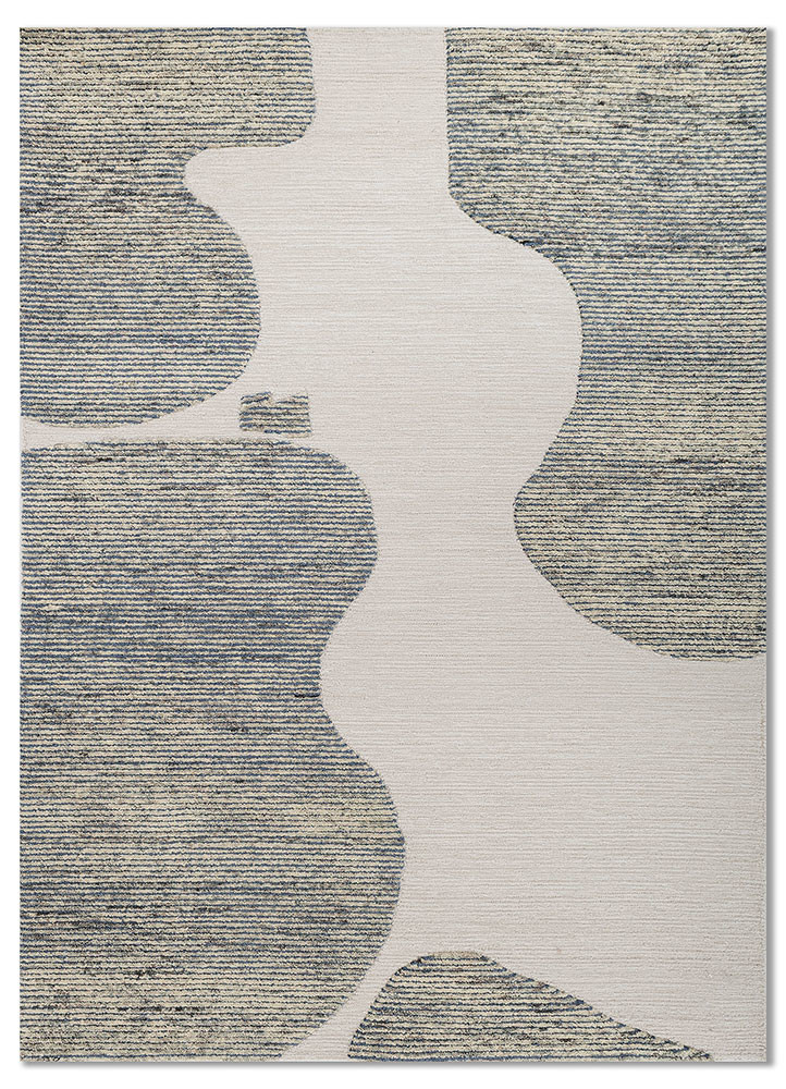 pathways ivory wool hand tufted Rug - HeadShot