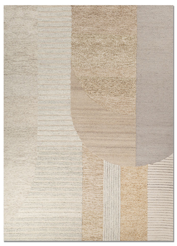 come around multi wool hand tufted Rug - HeadShot