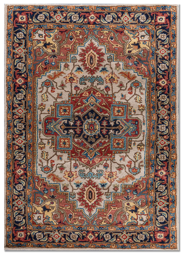  ivory wool hand tufted Rug