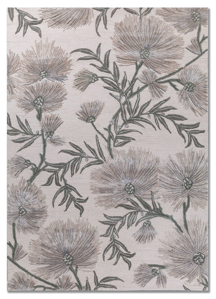 hacienda ivory wool and viscose hand tufted Rug - HeadShot hacienda ivory wool and viscose hand tufted Rug - HeadShot