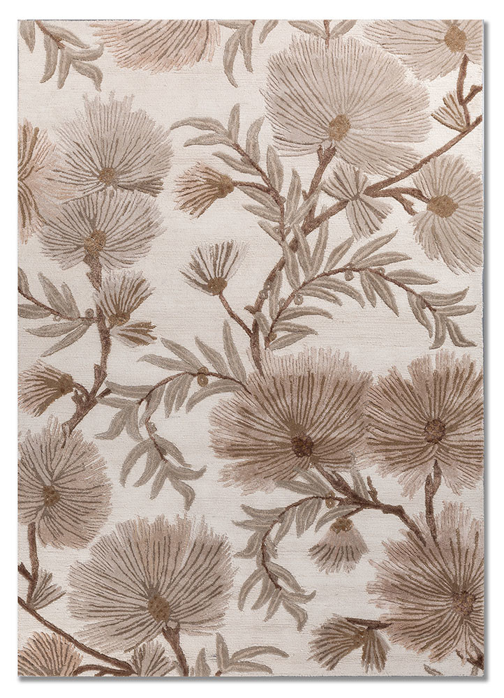 hacienda ivory wool and viscose hand tufted Rug - HeadShot hacienda ivory wool and viscose hand tufted Rug - HeadShot