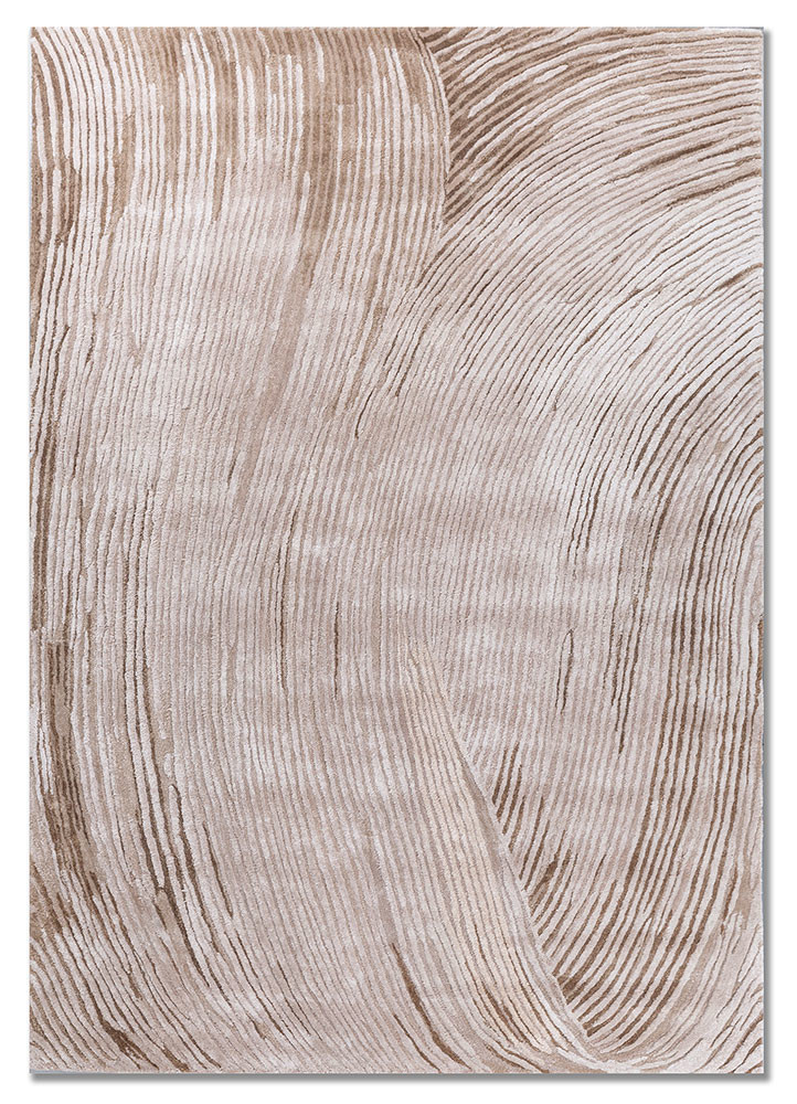 lucid ivory wool and viscose hand tufted Rug - HeadShot lucid ivory wool and viscose hand tufted Rug - HeadShot
